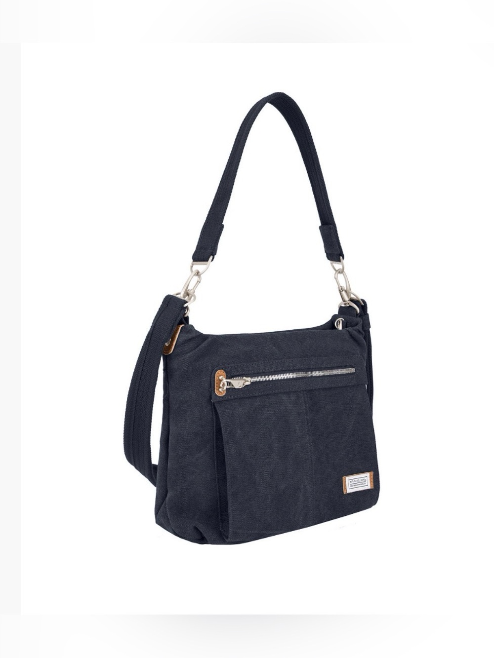 Travelon Anti-Theft Heritage Hobo Bag. MD Blue.